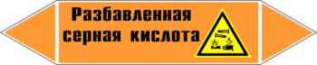 Маркировка трубопровода "разбавленная серная кислота" (k28, пленка, 716х148 мм)" - Маркировка трубопроводов - Маркировки трубопроводов "КИСЛОТА" - ohrana.inoy.org