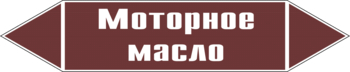 Маркировка трубопровода "моторное масло" (пленка, 716х148 мм) - Маркировка трубопроводов - Маркировки трубопроводов "ЖИДКОСТЬ" - ohrana.inoy.org